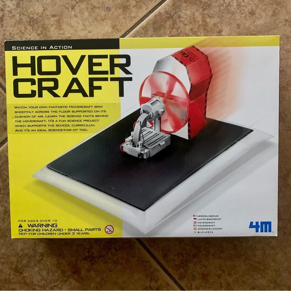 Hovercraft Science Kit for Kids and Adults - New in Box